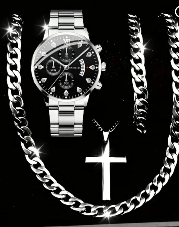 4 Pieces business set watch