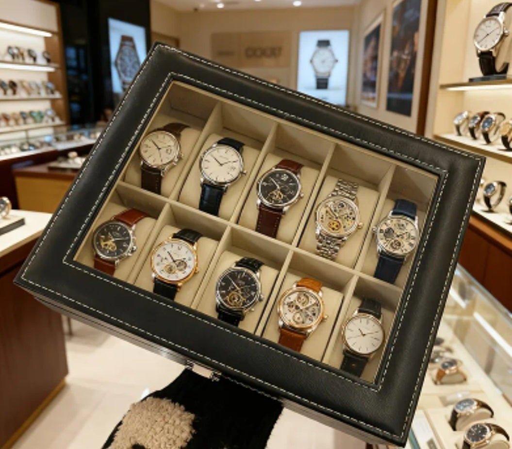 10 Slot Watch Box