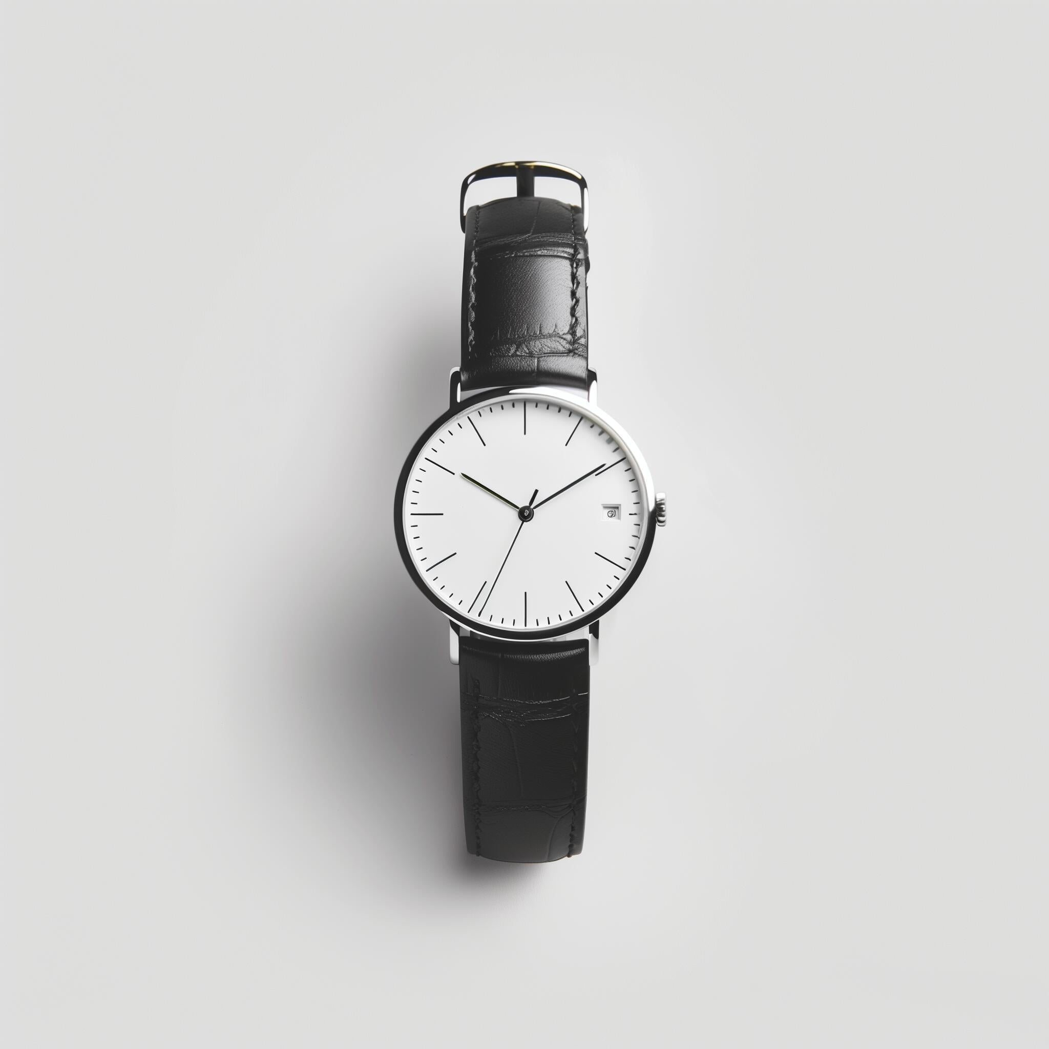 Leather watch